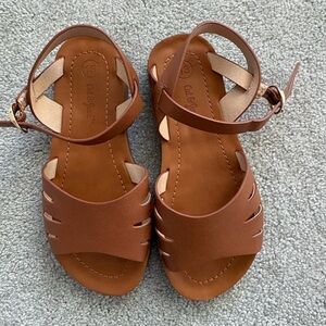 Cat & Jack Tan Kids Sandals